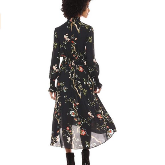 NANETTE nanette lepore – Long Sleeve Smocked Print - Picture 3 of 4